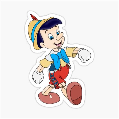 Pinocchio Sticker For Sale By M3g3n Redbubble