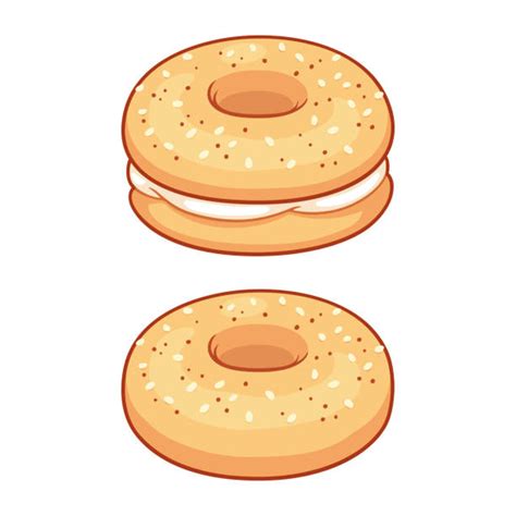 Bagel Illustrations Royalty Free Vector Graphics Clip Art