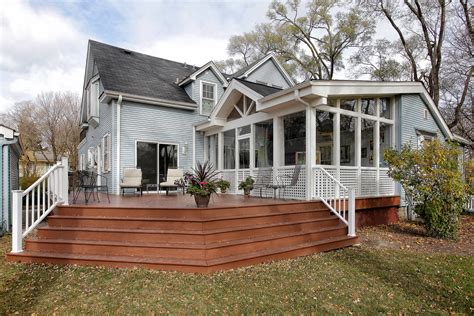 A house with a wrap around porch has the quintessential characteristic of a southern home. Screened In Porch Addition - Fine Homebuilding