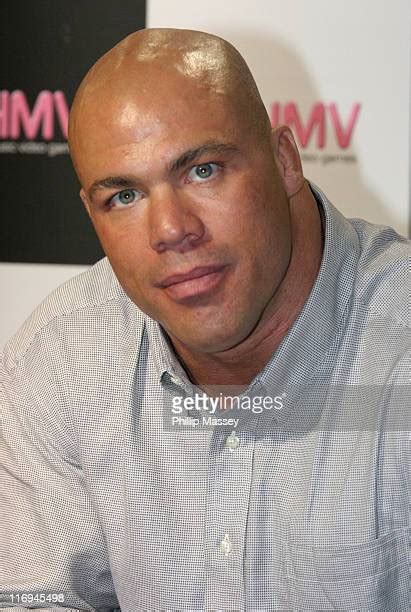 Wrestlers Trish Stratus And Kurt Angle Sign Their Dvd At Hmv In Dublin