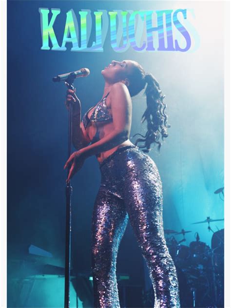 Kali Uchis Poster Performance Isolation Album Cover Sticker For Sale