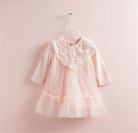 Wholesale 5pcslot Baby Long Sleeve Dress Baby Girls Clothing Ball Gown