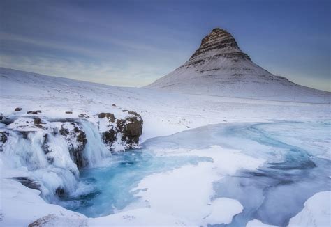 Kirkjufell Mountain Iceland In Winter Nature Pictures Iceland Winter