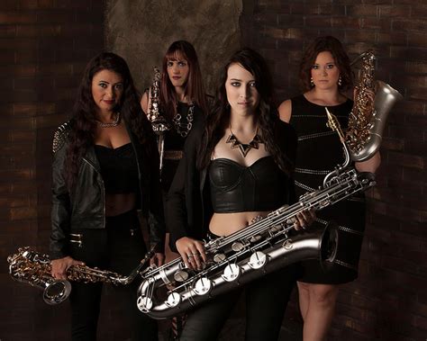 Hire Saxophone Quartet San Diego Book All Female Group Scarlett