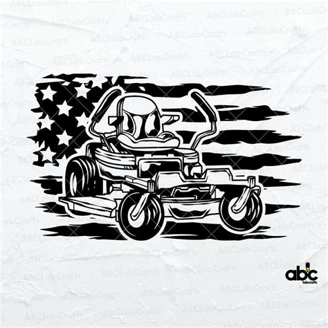 Us Lawn Mower Svg File Zero Turn Lawn Mower Clipart Lawn Etsy Australia