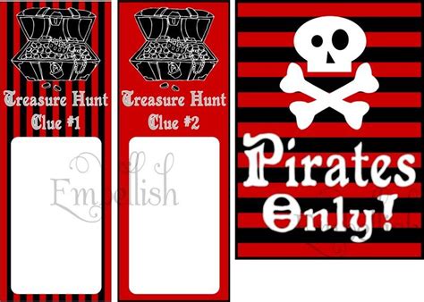 4 Images Of Pirate Party Food Labels Free Printables Pirate Food