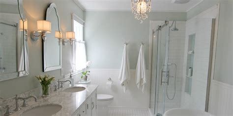 Elegant Master Bath Remodel With Built In Shelving Remodelaholic