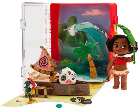 Disney Moana Animators Collection Moana Exclusive Mini Doll Playset