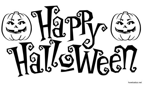 Printable Halloween Template