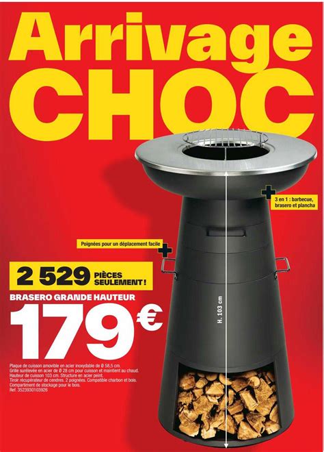 Promo Brasero Grande Hauteur Chez Brico Dépôt Icataloguefr