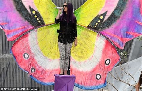 katy perry spreads her wings in a symbolic rehearsal for canada s much music awards daily mail