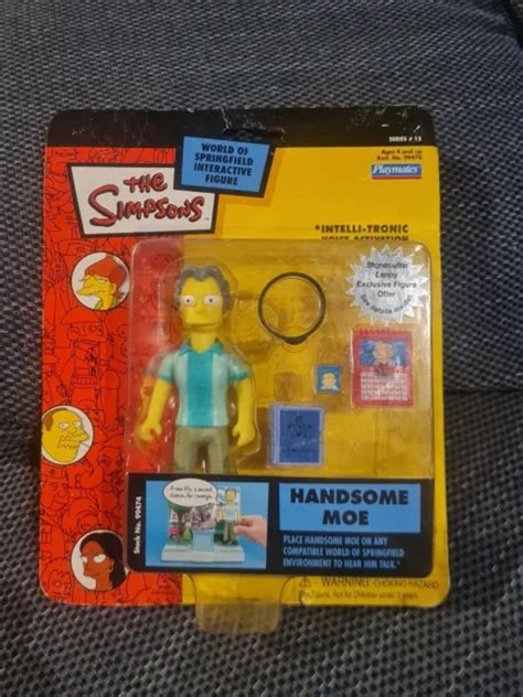 Playmates The Simpsons World Springfield Wos Handsome Moe Interactive Figure New 1883 Picclick