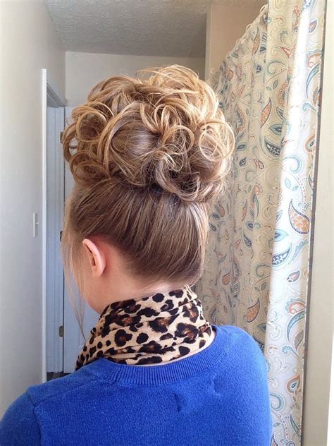This elegant hairstyle is good for family gatherings and functions. Everyday Curly Updo | Hair styles, Hair trends, Long hair ...