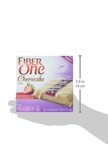 fiber one cheesecake bars strawberry cheesecake pack of 4 pricepulse