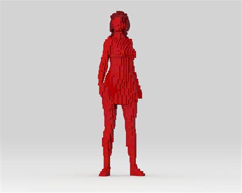 Lego Moc Girl Sculpture By Thomsten Rebrickable Build With Lego