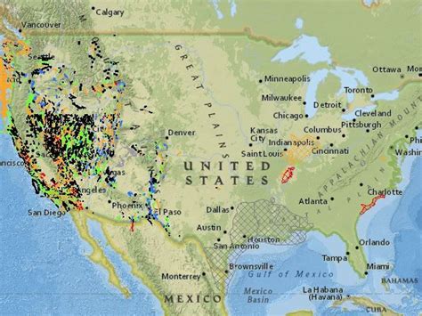 Fault Lines In The United States Map States Map