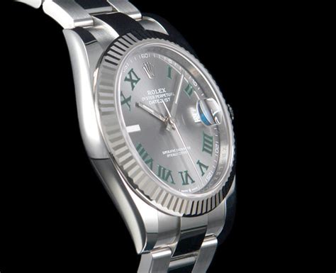 The details you provide through this website will not be used to send unsolicited email, and will not be sold to a third party. Rolex Datejust 41" Wimbledon "Steel/White Gold Ref. 126334 ...