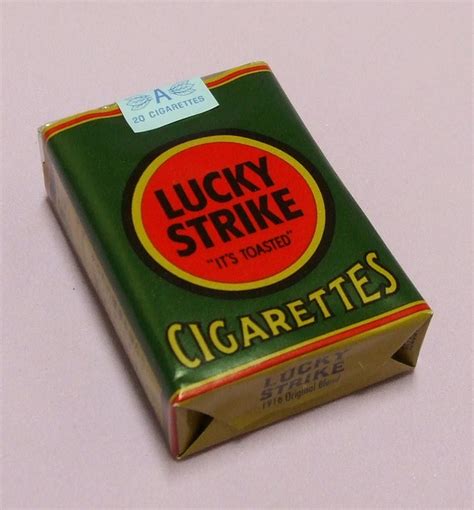 Flyer Goodness Vintage Lucky Strike Cigarette Packaging