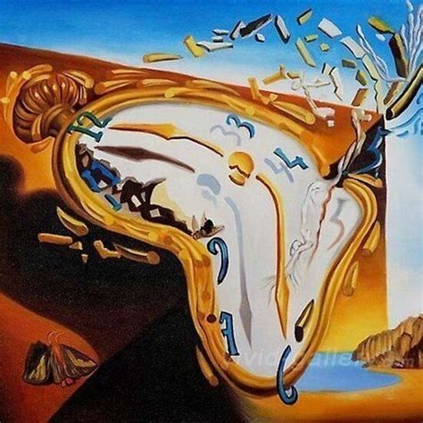 Fragment Of Surrealistic Painting By Salvador Dali “constancy Of Memory