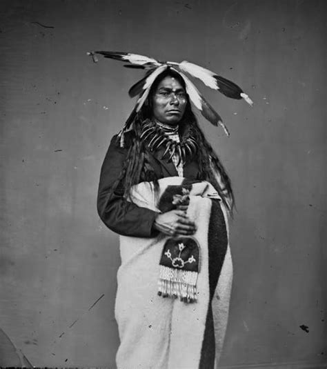 Ojibwa Man Circa 1870 Native American Peoples American Indian