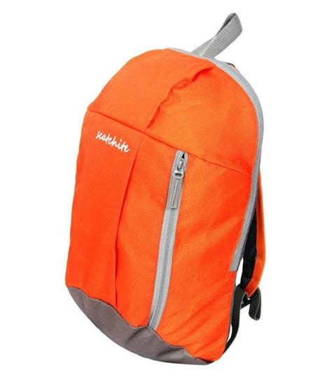 Scatchite 15 L Orange Backpack Lowest Online Orange Backpacks