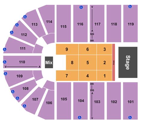 Orleans Arena The Orleans Hotel Tickets And Seating Chart