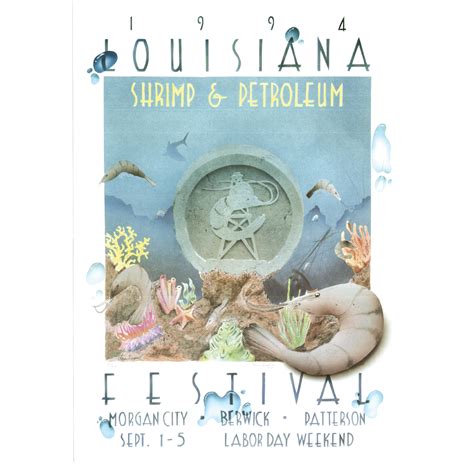 1994 Festival Poster — Louisiana Shrimp And Petroleum Festival