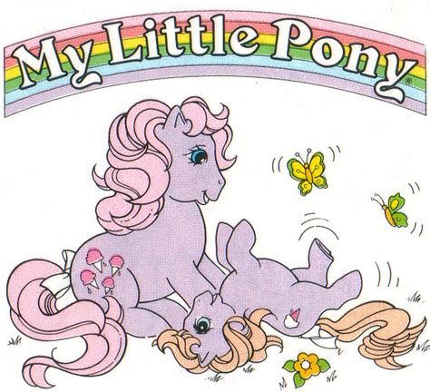 My Little Pony Sticker Book G1 Close Up Lickety Split Natasja Doe