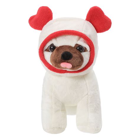 Miniso Pug Dog Plush Toy Cute Plushies Stuffed Animal Doll T Pillow