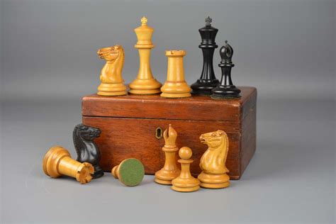 Ref1364 Early Jaques Staunton Chess Set Antique Chess Shop