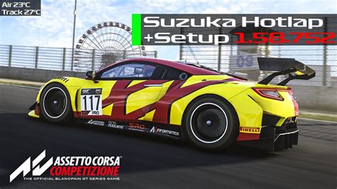 Assetto Corsa Competizione Honda NSX 2019 Suzuka Hotlap 1 58 752 V1 7