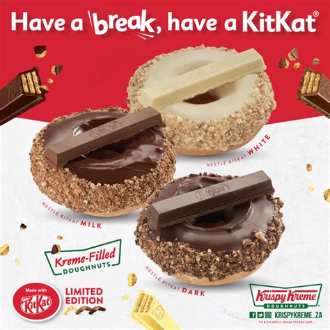 Krispy Kreme Introduces Limited Kit Kat Doughnut Range Yomzansi Documenting The Culture