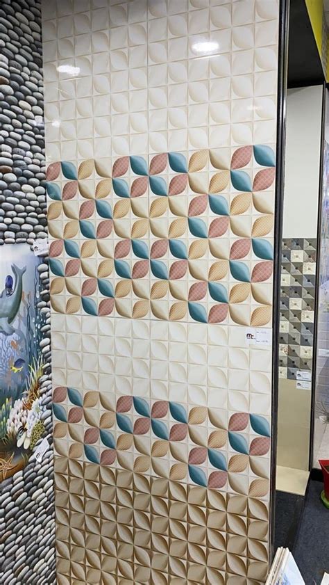 Hexiqon Ceramic Mosaic 12x18 Digital Wall Tiles Thickness 10 15 Mm