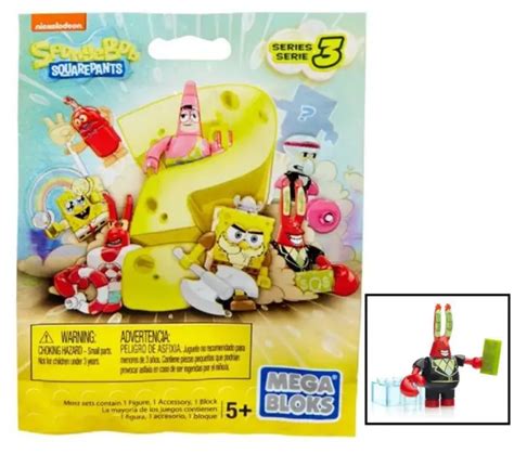 Mega Bloks Spongebob Squarepants Series 3 Mr Krabs In Sealed Bag 2015