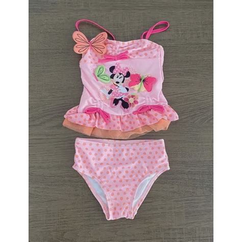 Biquíni Infantil Minnie Disney Clássicos Praia Piscina No Shoptime