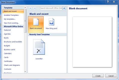 Creating And Saving Ms Word 2007 Documents