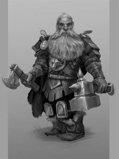 Dwarf Warrior By Dimikka On Deviantart