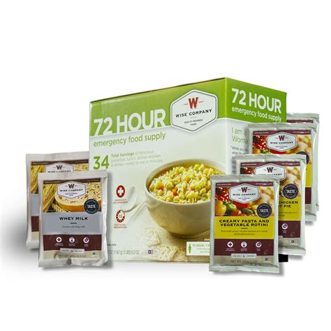 Stocking up your emergency food supply is easy when you know what the best companies are. Wise Foods 72 Hour Emergency Food Supply