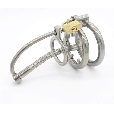 Male Chastity Cage Metal Cock Ring Stainless Steel Chastity Cage With