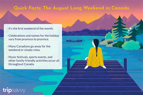 The August Long Weekend In Canada
