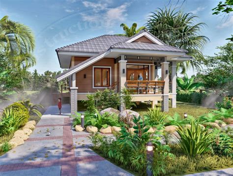 Elevated Two Bedroom Bungalow With Balcony Ulric Home