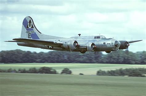 B 17 Flying Fortress Low Pass Wwii Fighter Planes Airplane Fighter
