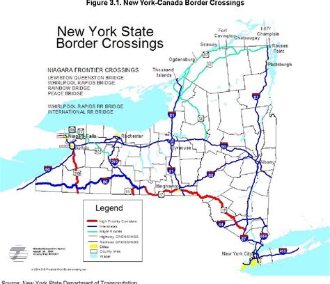 Us Canada Border Crossings Map U S Canadian Commercial Motor Vehicle