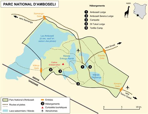Parc National Amboseli Kenya Afrique Tourisme