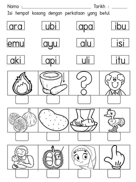 Latihan Suku Kata Suku Kata Latihan Kegiatan Sekolah Mutualist Us