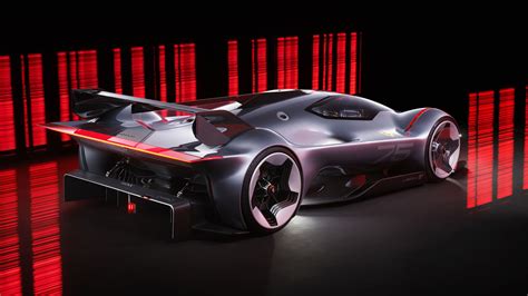Wow Check Out Ferraris Stunning 1338bhp Vision Gran Turismo Concept