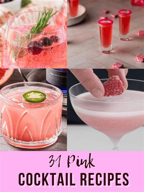 Easy Pink Valentines Cocktails Eating Works