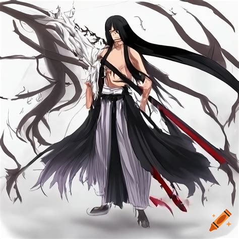 Fullbody Image Of A Zanpakuto Character From Bleach