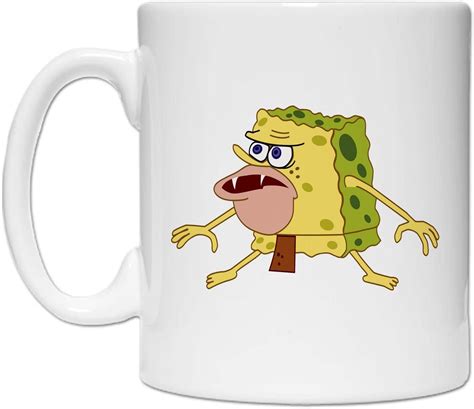 Spongegar Primitive Caveman Spongebob Coffee Mug