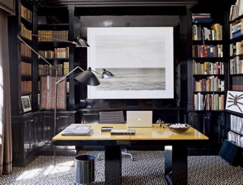 33 Stylish And Dramatic Masculine Home Office Design Ideas Digsdigs